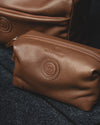 GLOBETROTTER - Full-grain Leather Travel Case - Walnut Brown